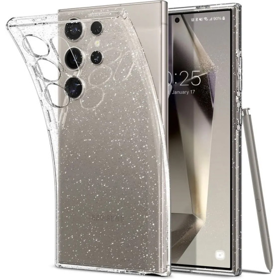 Spigen Liquid Crystal Case for Samsung Galaxy S24 Ultra - Clear Glitter - (24426-0)