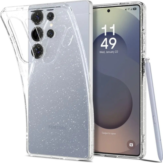 Spigen Liquid Crystal Case for Samsung Galaxy S25 Ultra - Clear Glitter - (26788-0)