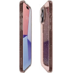 Spigen Liquid Crystal Glitter iPhone 15 Pro Case - Pink/Clear - (Spigen Liquid Crystal Glitter, rose quartz - iPhone 15 Pro)