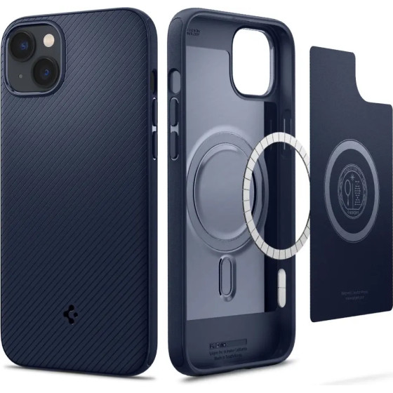 Spigen Mag Armor iPhone 14 Plus Case - Blue - (21183-0)