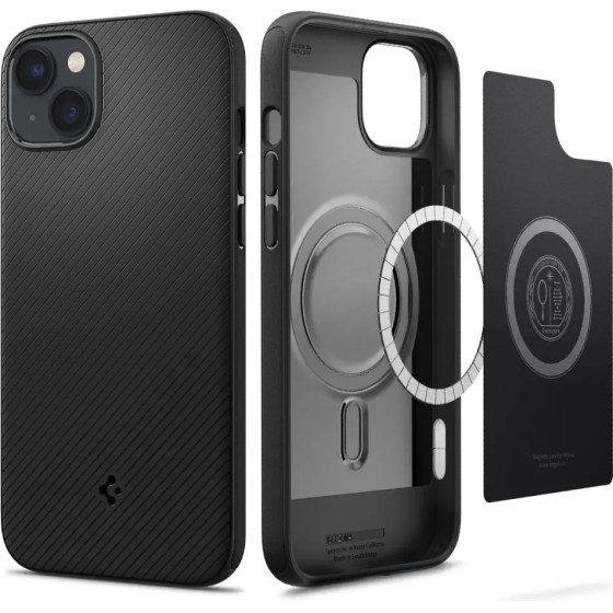 Spigen Mag Armor iPhone 14 Plus Case - Matte Black - (21182-0)