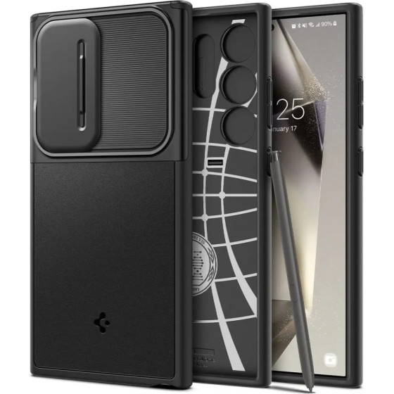 Spigen Optik Armor Case for Samsung Galaxy S24 Ultra - Black - (24432-0)