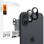 Spigen Optik GLAS.TR Camera Protector 2-PACK for iPhone 16 / 16 PLUS - Black - (26127-0)