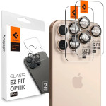 Spigen Optik Pro GLAS.TR ''EZ FIT'' Camera Protector 2-PACK for iPhone 16 Pro / Pro Max - Brown - (26452-0)
