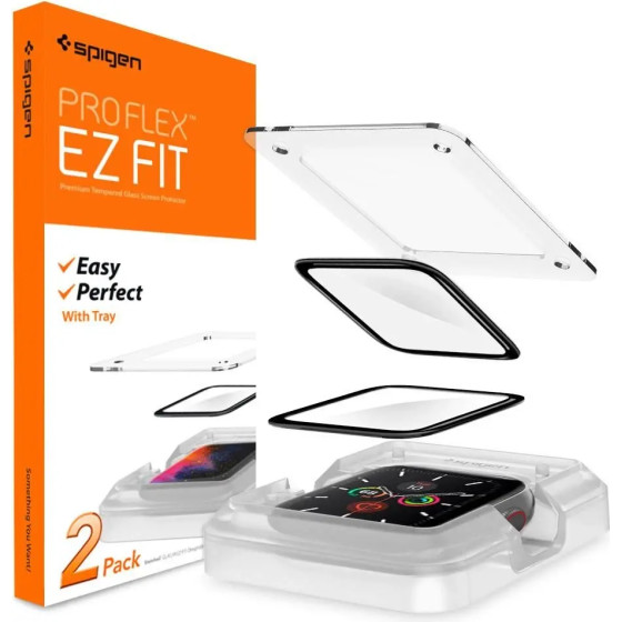 Spigen ProFlex EZ Fit Hybrid Glass for Apple Watch 4/5/6/SE (44mm) - (15694-0)