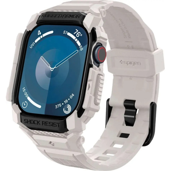 Spigen Rugged Armor ''Pro'' Strap for Apple Watch 10 (46MM) - Beige - (26092-0)
