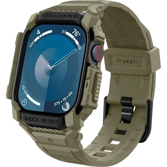 Spigen Rugged Armor ''Pro'' Strap for Apple Watch 10 (46MM) - Green - (26093-0)