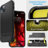 Spigen Rugged Armor Mag Case with MagSafe for iPhone 14 - Matte Black - (21216-0)