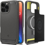Spigen Rugged Armor MagSafe Case for iPhone 16 Pro Max - Gray - (25600-0)