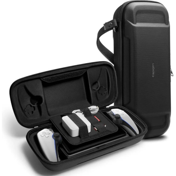 Spigen Rugged Armor Pro Case for Sony Playstation Portal - Black - (24884-0)