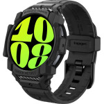 Spigen Rugged Armor Pro Case with Strap for Samsung Galaxy Watch 7 (40mm) - Black - (25737-0)