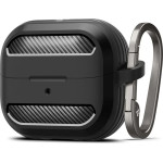 Spigen Rugged Armor Samsung Galaxy Buds 3 / 3 Pro Case - Black - (25733-0)
