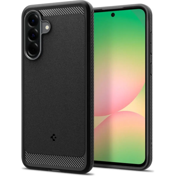 Spigen Rugged Armor, matte black - Samsung Galaxy A56 5G - (ACS09225)