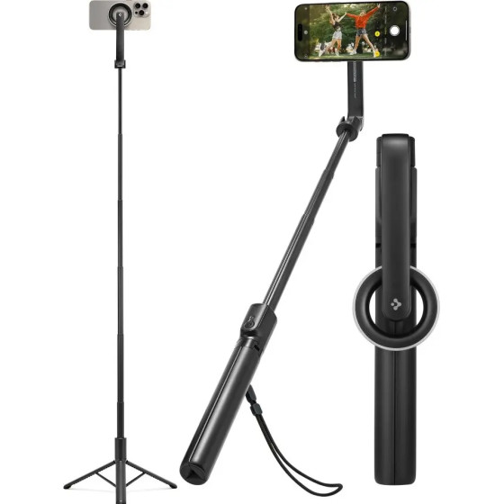 Spigen Selfie stick S580W MagSafe Bluetooth with tripod - black - (26108-0)