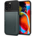 Spigen Slim Armor CS Case for iPhone 15 Pro Max - Dark Green - (Spigen Slim Armor CS, abyss green - iPhone 15 Pro Max)