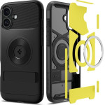 Spigen Slim Armor MagSafe iPhone 16 Case - Black - (25715-0)