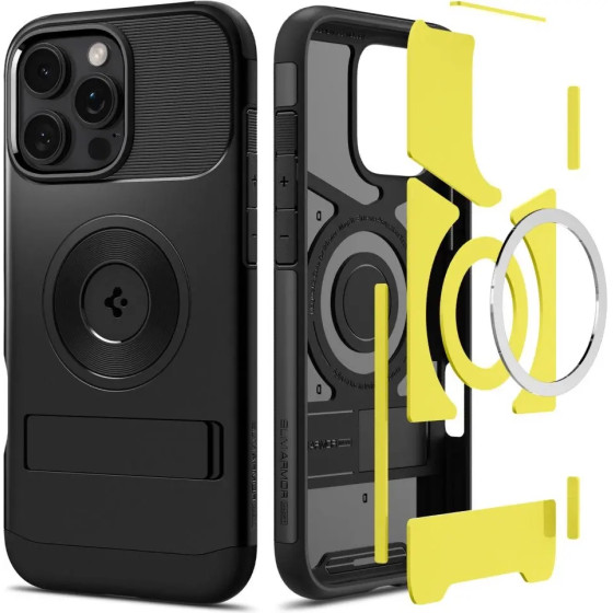 Spigen Slim Armor MagSafe iPhone 16 Pro Case - Black - (25689-0)
