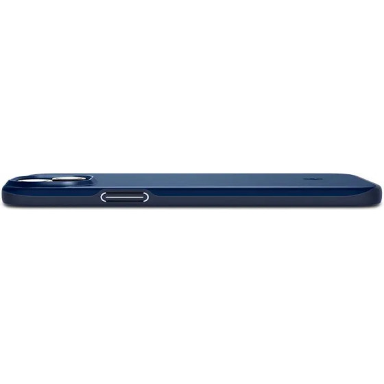 Spigen Thin Fit iPhone 15 Plus Case - Blue - (Spigen Thin Fit, navy blue - iPhone 15 Plus)