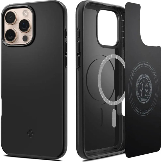Spigen Thin Fit MagSafe Case for iPhone 16 Pro Max - Black - (25602-0)