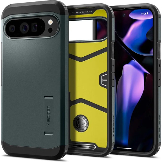 Spigen Tough Armor Case for Google Pixel 9 Pro XL - Green - (25935-0)