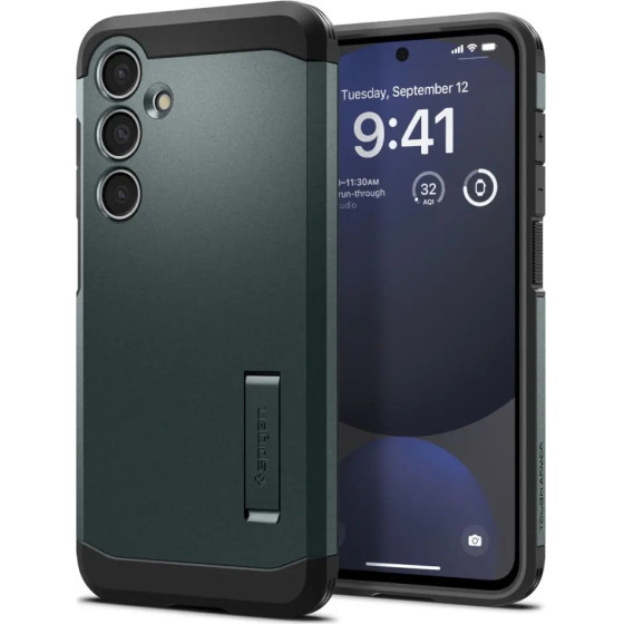 Spigen Tough Armor Case for Samsung Galaxy S24 FE - Green - (26174-0)