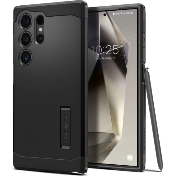 Spigen Tough Armor Case for Samsung Galaxy S24 Ultra - Black - (24447-0)