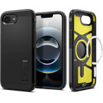 Spigen Tough Armor Case with MagSafe for iPhone 16e with Stand - Black - (27226-0)