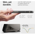Spigen Tough Armor Case with MagSafe for iPhone 16e with Stand - Gray - (27227-0)
