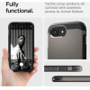 Spigen Tough Armor Case with MagSafe for iPhone 16e with Stand - Gray - (27227-0)