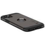 Spigen Tough Armor MagSafe Case with Stand for iPhone 15 Plus - Metallic Gray - (Spigen Tough Armor MagSafe, gunmetal - iPhone 15 Plus)