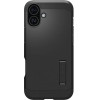 Spigen Tough Armor MagSafe case with stand for iPhone 16 - black - (25703-0)