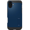 Spigen Tough Armor MagSafe case with stand for iPhone 16 - blue - (25702-0)