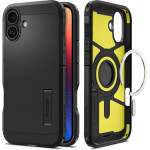 Spigen Tough Armor MagSafe Case with Stand for iPhone 16 Plus - Black - (25643-0)