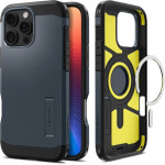 Spigen Tough Armor MagSafe Case with Stand for iPhone 16 Pro - Dark Gray - (25668-0)