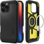 Spigen Tough Armor MagSafe Case with Stand for iPhone 16 Pro Max - Black - (25608-0)