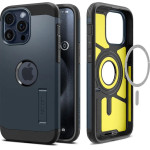 Spigen Tough Armor MagSafe iPhone 15 Pro Case - Black Metal - (Spigen Tough Armor MagSafe, metal slate - iPhone 15 Pro)