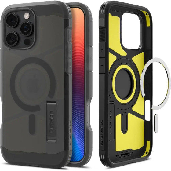 Spigen Tough Armor MagSafe iPhone 16 Pro Max Case - Black - (26295-0)