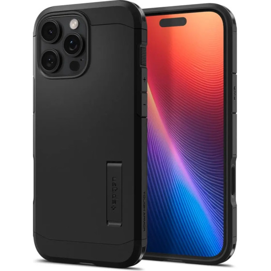 Spigen Tough Armor T MagSafe case for iPhone 16 Pro - black - (26299-0)
