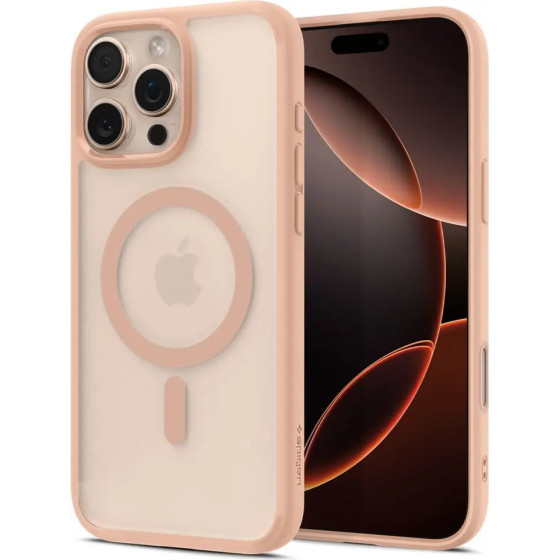 Spigen Ultra Hybrid ''T'' Magsafe iPhone 16 Pro Case - Pink - (27161-0)