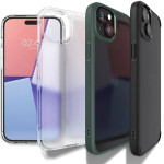 Spigen Ultra Hybrid Case for iPhone 15 Plus - Clear Matte - (Spigen Ultra Hybrid, frost clear - iPhone 15 Plus)