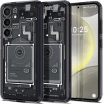 Spigen Ultra Hybrid Case for Samsung Galaxy S24 - Dark Gray (Zero One Pattern) - (24492-0)
