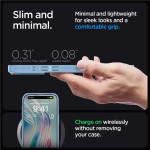 Spigen Ultra Hybrid iPhone 15 Pro Max Case - Light Blue - (Spigen Ultra Hybrid, sierra blue - iPhone 15 Pro Max)