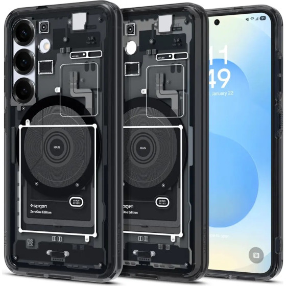 Spigen Ultra Hybrid Mag Case for Samsung Galaxy S25 Zero One - Black - (26858-0)