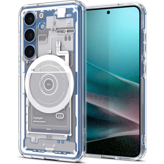 Spigen Ultra Hybrid Mag Case for Samsung Galaxy S25 Zero One - White - (ACS09004)