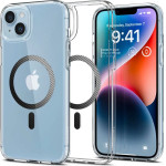 Spigen Ultra Hybrid Mag Case with MagSafe for iPhone 14 Plus - Clear Gray - (21312-0)