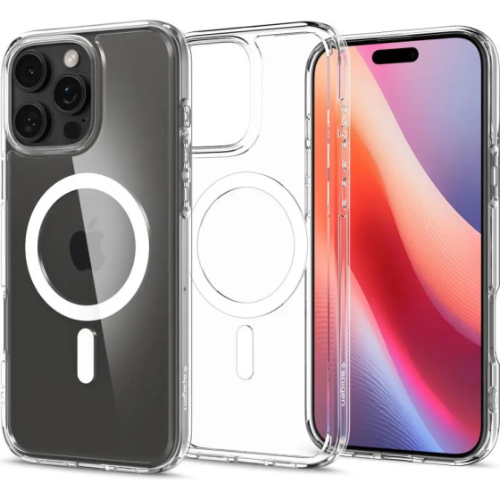 Spigen Ultra Hybrid Mag Case with MagSafe for iPhone 16 Pro - White - (25678-0)