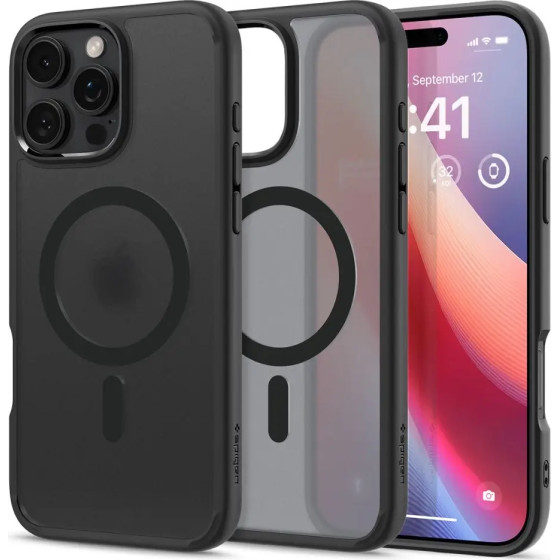 Spigen Ultra Hybrid Mag Case with MagSafe for iPhone 16 Pro Max - Black - (25621-0)
