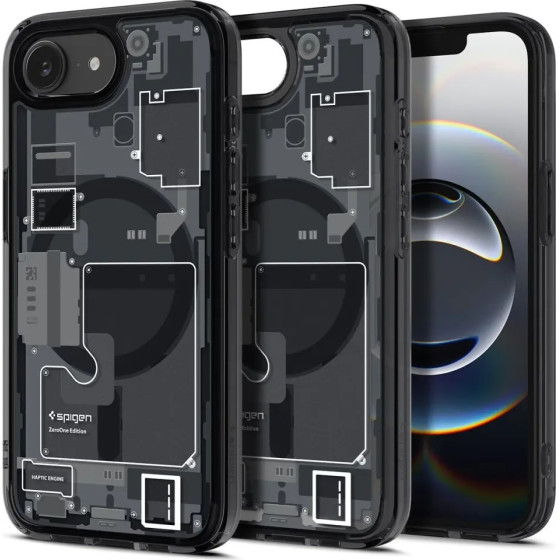 Spigen Ultra Hybrid MagSafe Case for iPhone 16e Zero One - Black - (27235)