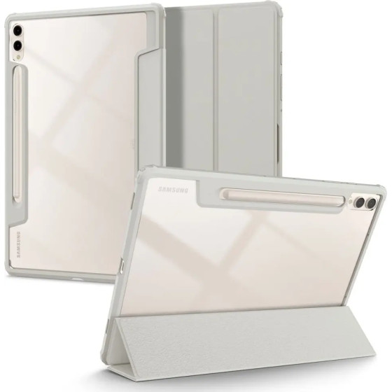 Spigen Ultra Hybrid Pro Case for Samsung Galaxy Tab S9+ 12.4'' X810 / X816B - Gray - (24040-0)
