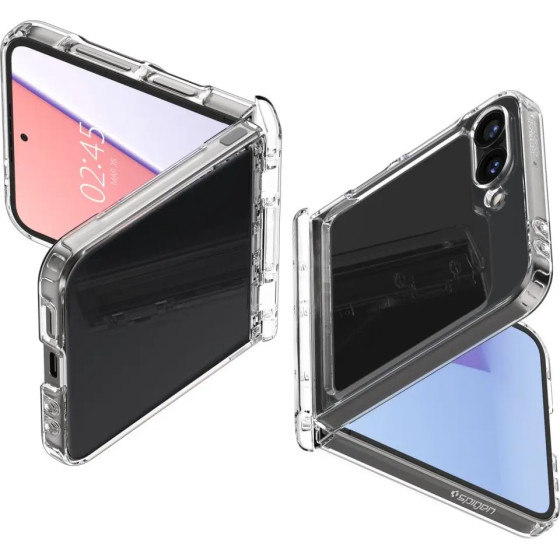 Spigen Ultra Hybrid Pro Case for Samsung Galaxy Z Flip 6 - Clear - (25249-0)